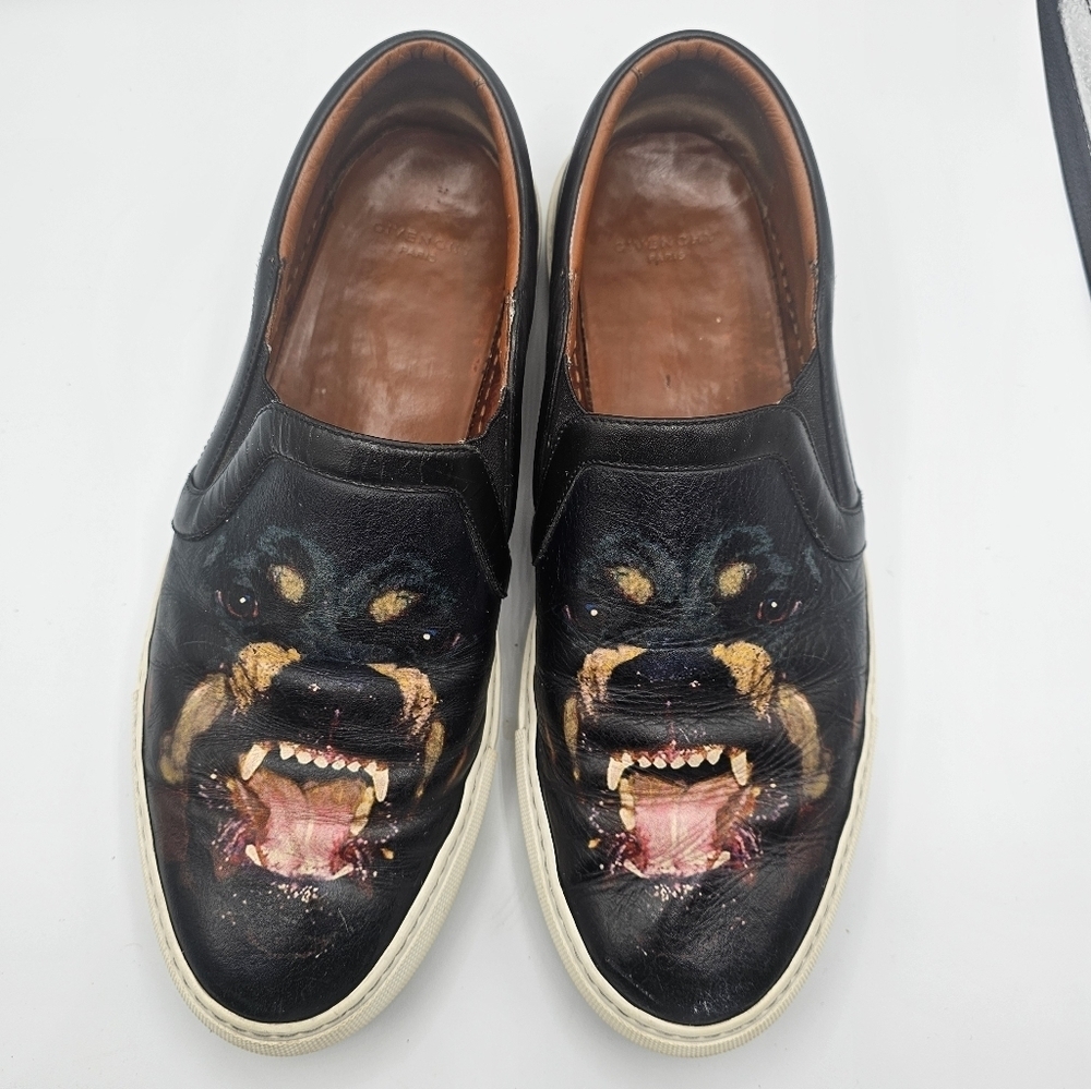 Givenchy Men's Rottweiler Slip-On Sneakers Black Size 43